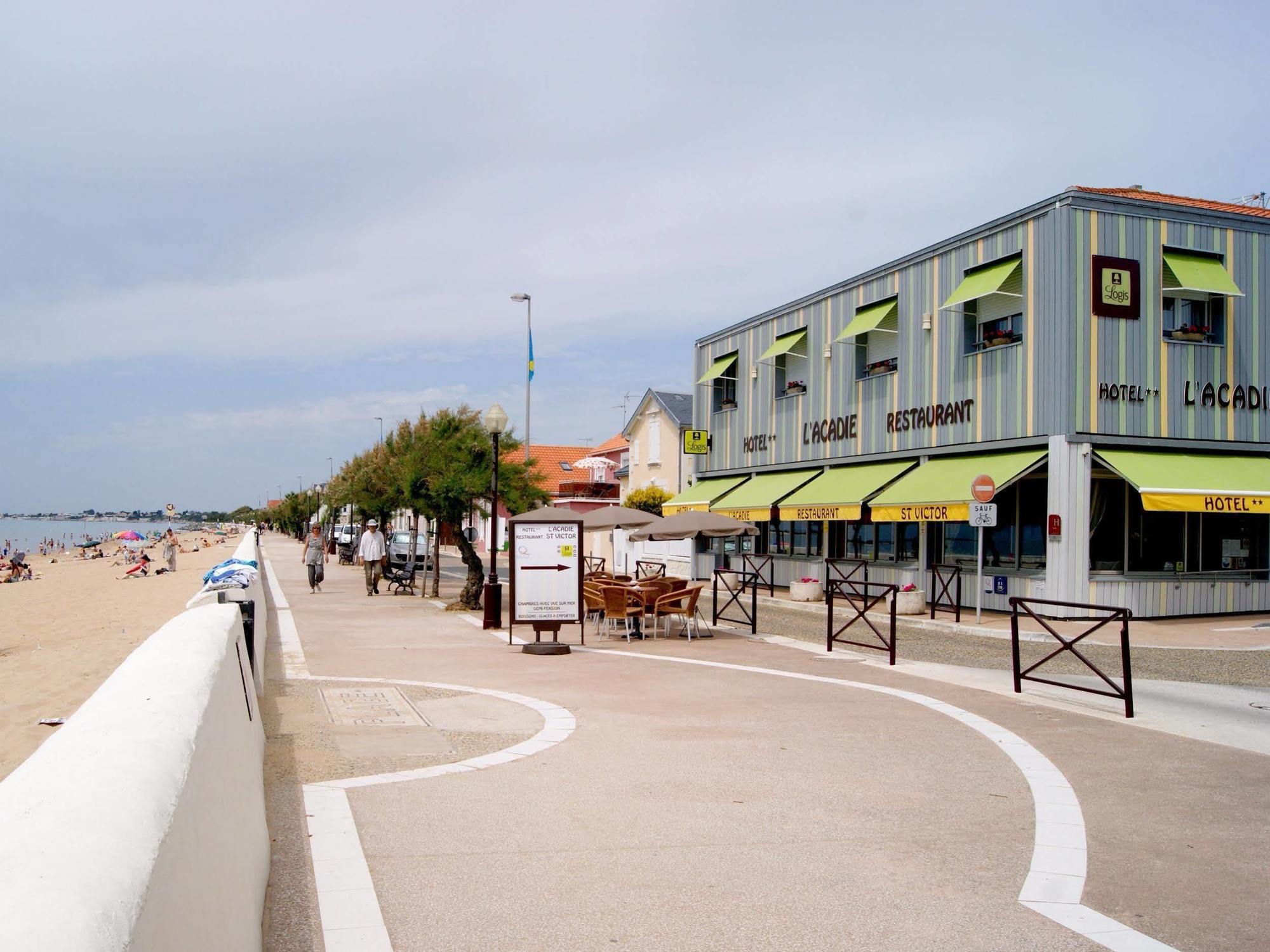 L'Acadie Brasserie Plage Châtelaillon-Plage Exterior foto